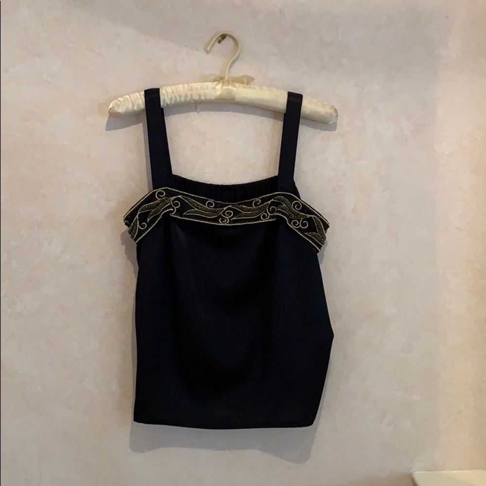Nolan Miller black blouse